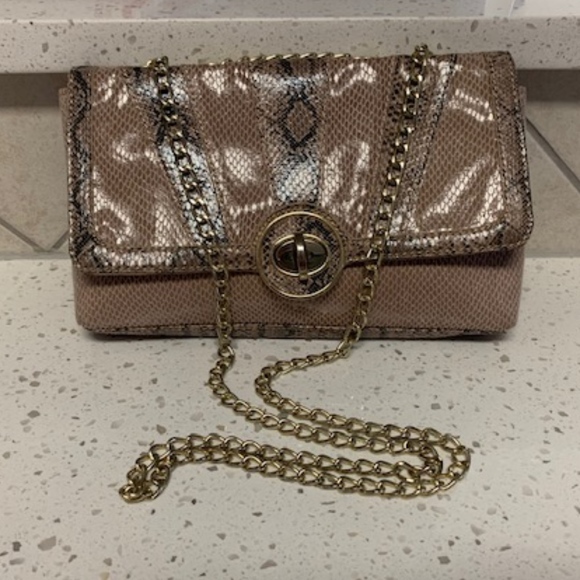 Kate Landry Python Crossbody Purse and … - Picture 1 of 8